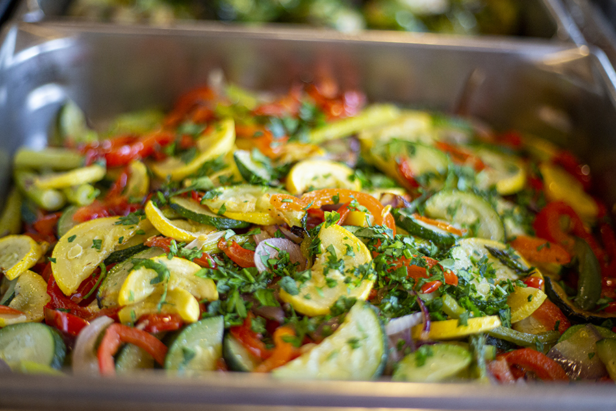 oven-roasted vegetables