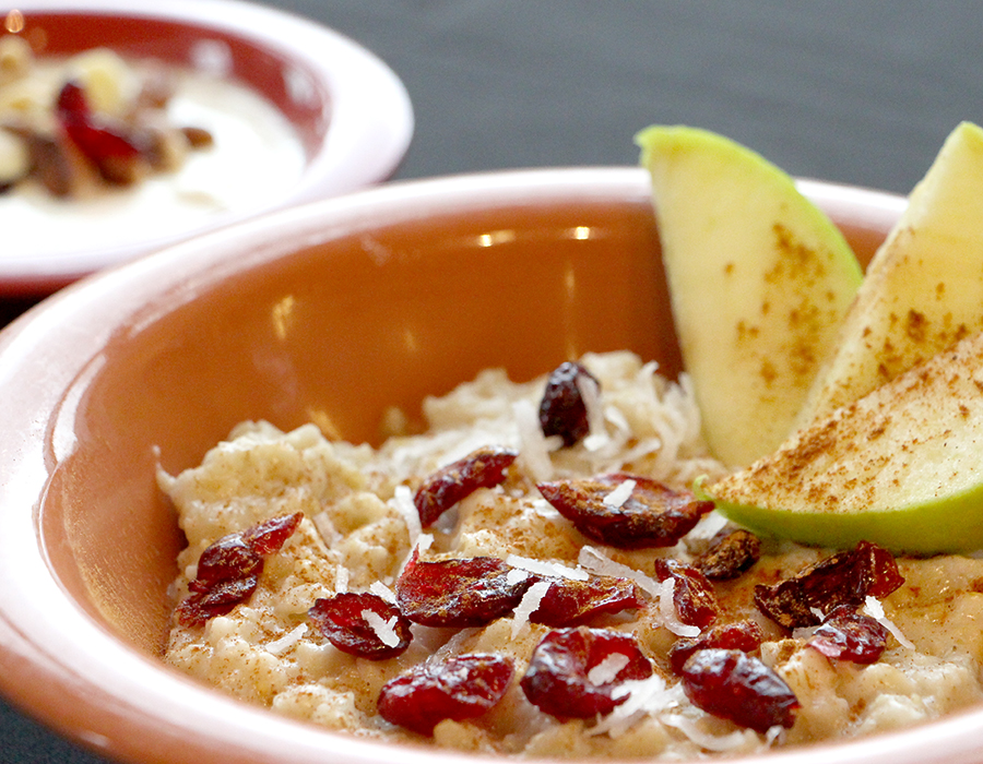 Oatmeal with fruit