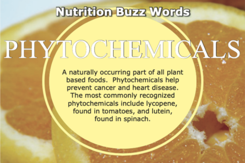 Graphic from UGA dining that promotes the benefits of phytochemicals in a diet.