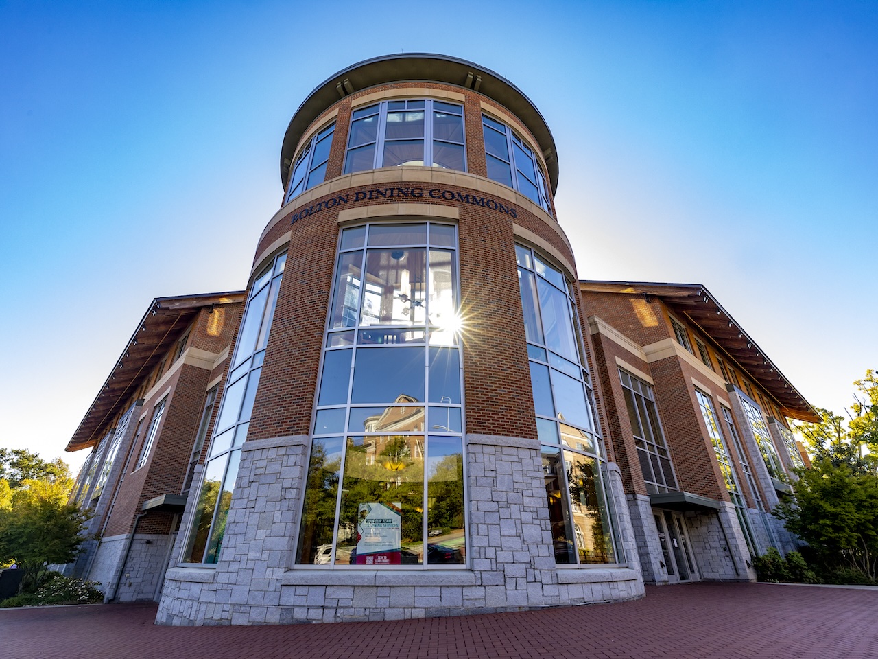 Bolton Dining Commons entrance