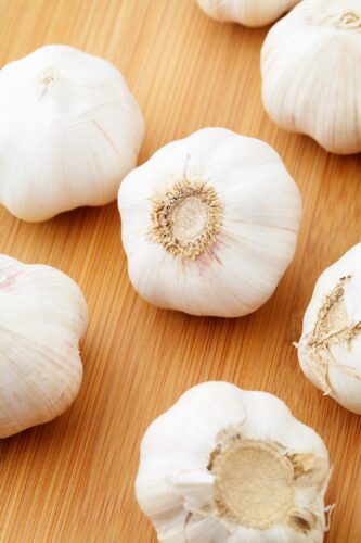 Heap of garlic